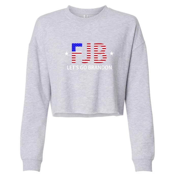 FJB Let's Go Brandon Cropped Pullover Crew