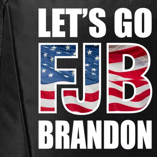 FJB Let's Go Brandon FJB Flag Image Apparel City Backpack