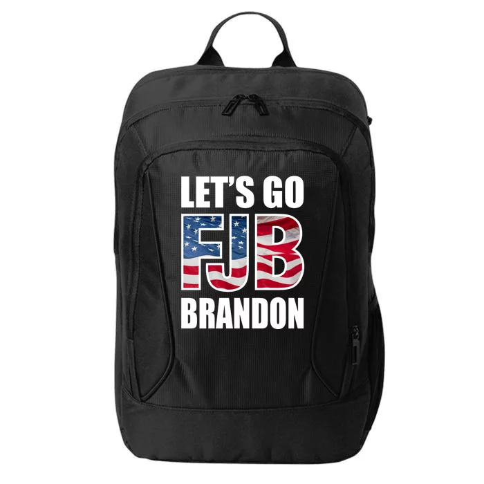 FJB Let's Go Brandon FJB Flag Image Apparel City Backpack