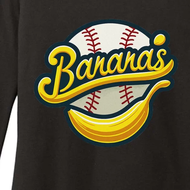 Funny LetS Go Bananas Womens CVC Long Sleeve Shirt