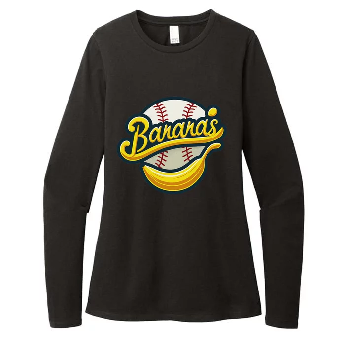 Funny LetS Go Bananas Womens CVC Long Sleeve Shirt