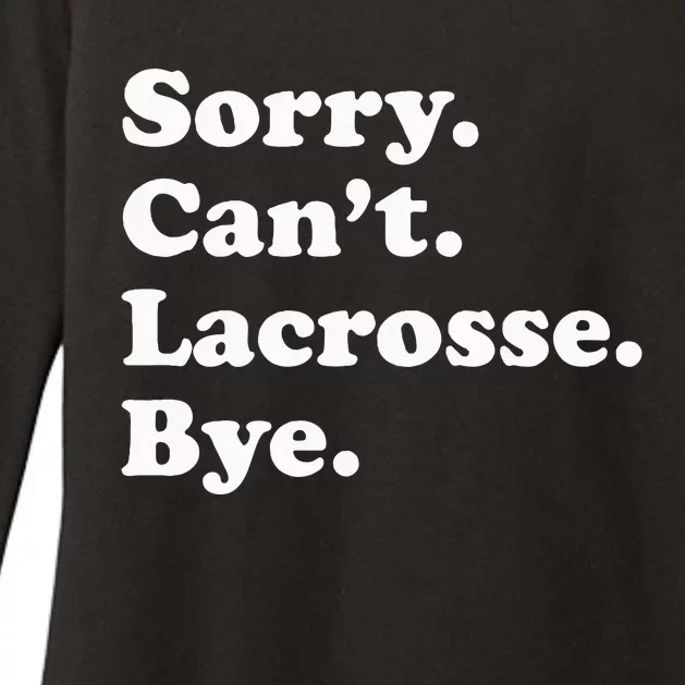 Funny Lacrosse Gift For Men Women Womens CVC Long Sleeve Shirt