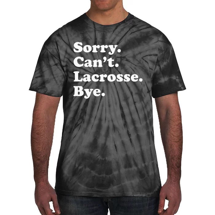 Funny Lacrosse Gift For Men Women Tie-Dye T-Shirt