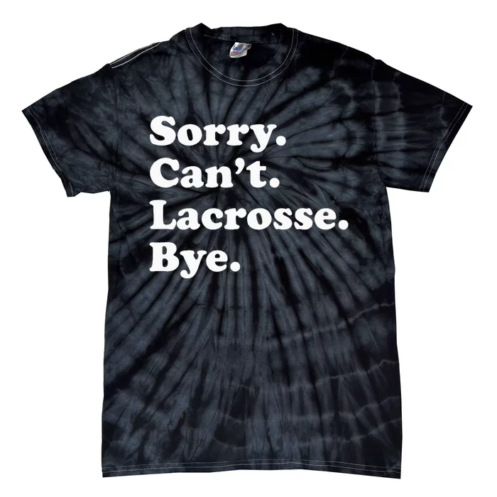 Funny Lacrosse Gift For Men Women Tie-Dye T-Shirt