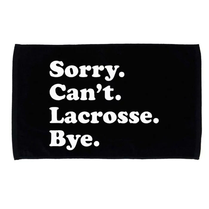 Funny Lacrosse Gift For Men Women Microfiber Hand Towel