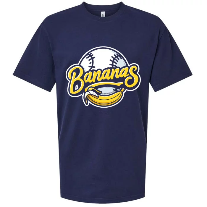 Funny LetS Go Bananas Sueded Cloud Jersey T-Shirt