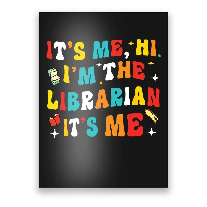 Funny Librarian Gifts Library Funny Librarian Poster