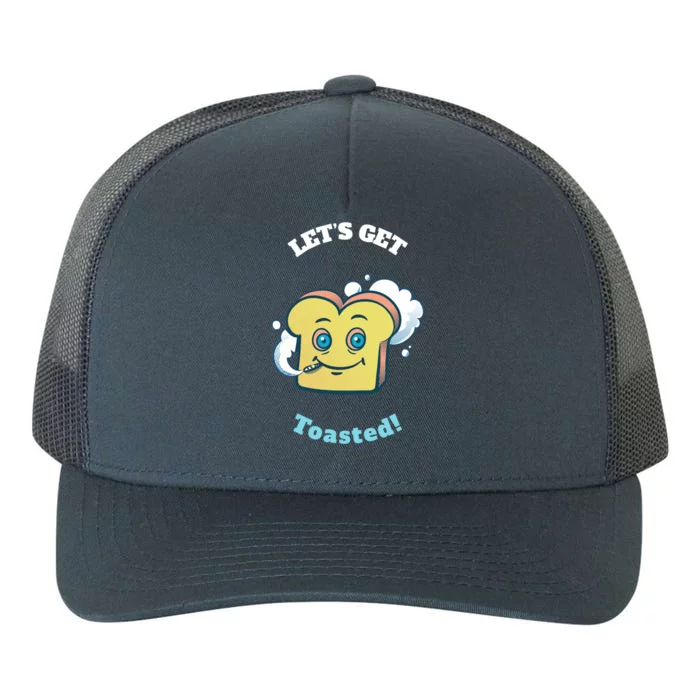 Funny Let’S Get Toasted Funny Cannamom Cannabis Weed Smoker Cute Gift Yupoong Adult 5-Panel Trucker Hat