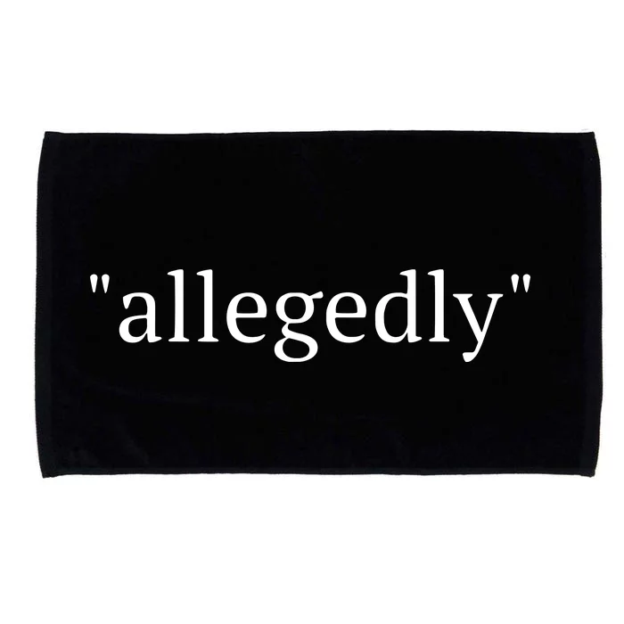 Funny Lawyer Gifts For Women Men Attorney Allegedly Microfiber Hand Towel