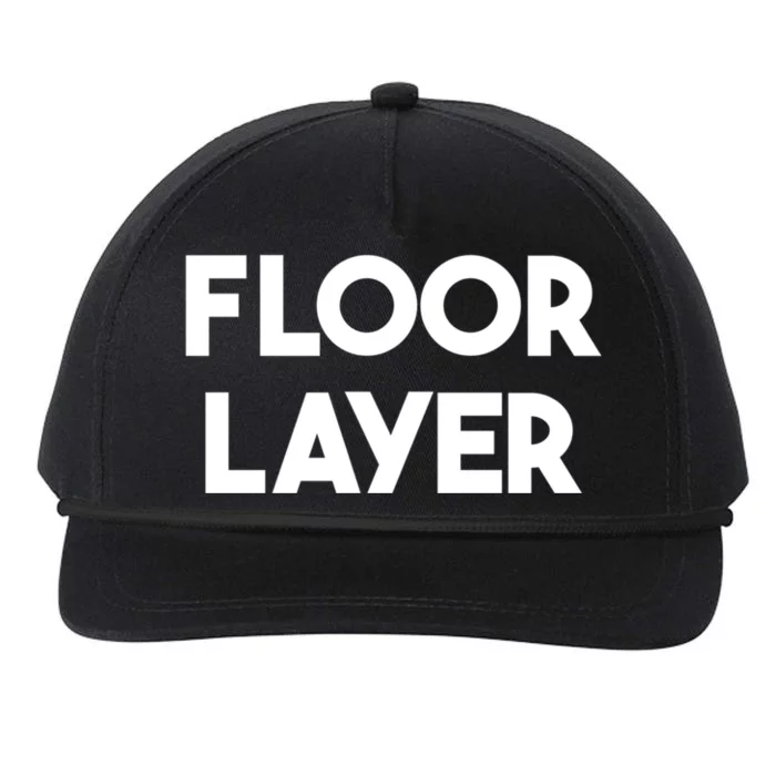 Floor Layer Gift Snapback Five-Panel Rope Hat