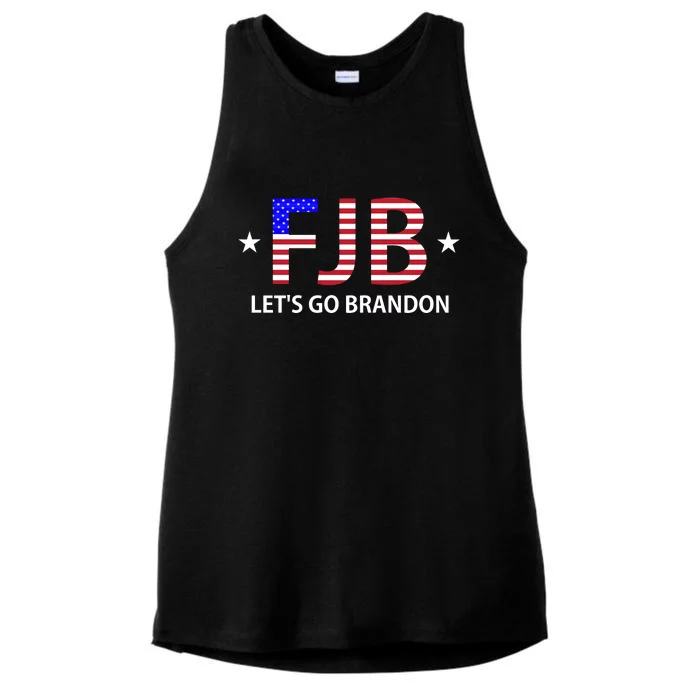 FJB Let's Go Brandon Ladies Tri-Blend Wicking Tank