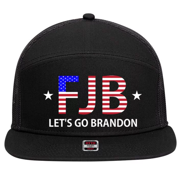 FJB Let's Go Brandon 7 Panel Mesh Trucker Snapback Hat