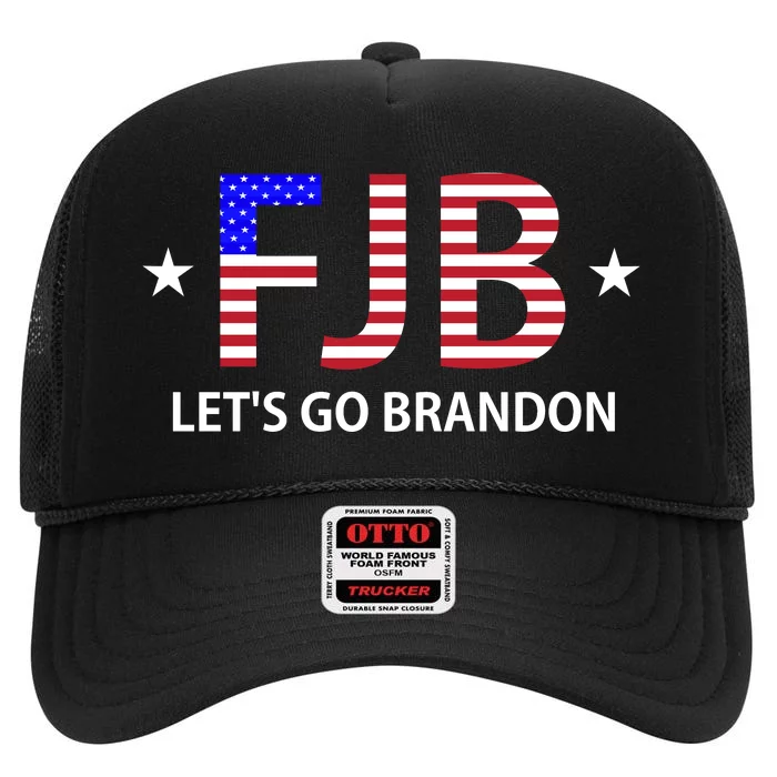 FJB Let's Go Brandon High Crown Mesh Trucker Hat