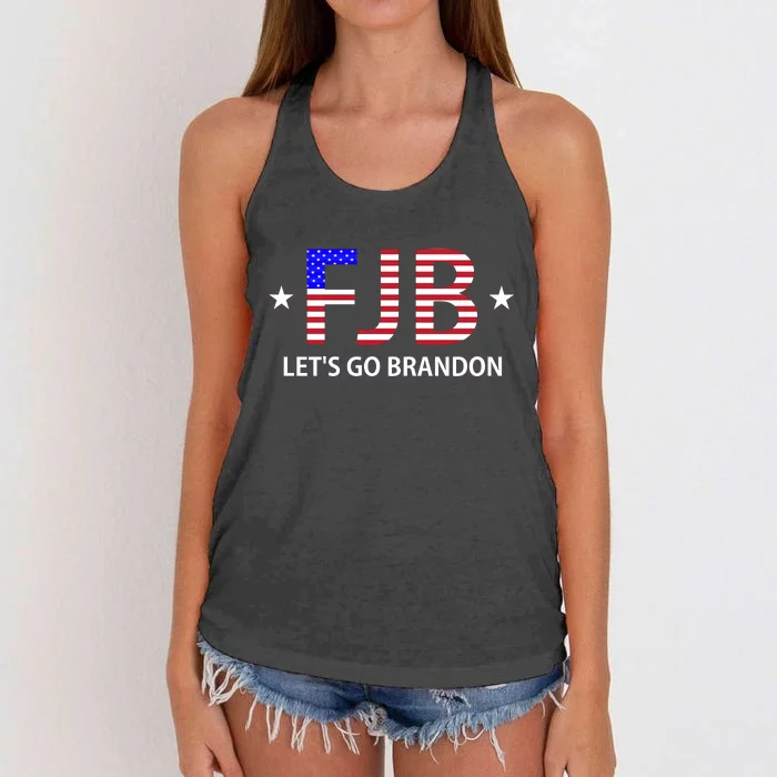 FJB Let's Go Brandon Women's Knotted Racerback Tank