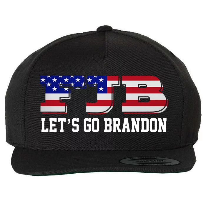 FJB Let's Go Brandon Wool Snapback Cap