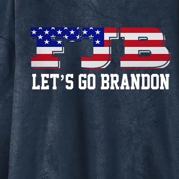 FJB Let's Go Brandon Hooded Wearable Blanket