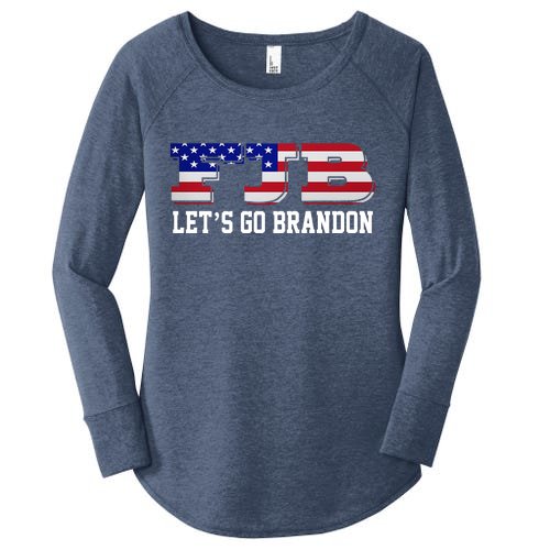 FJB Let's Go Brandon Women’s Perfect Tri Tunic Long Sleeve Shirt