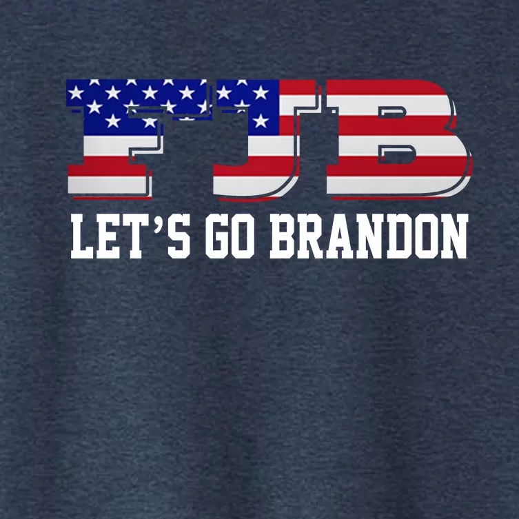 FJB Let's Go Brandon Women's Crop Top Tee