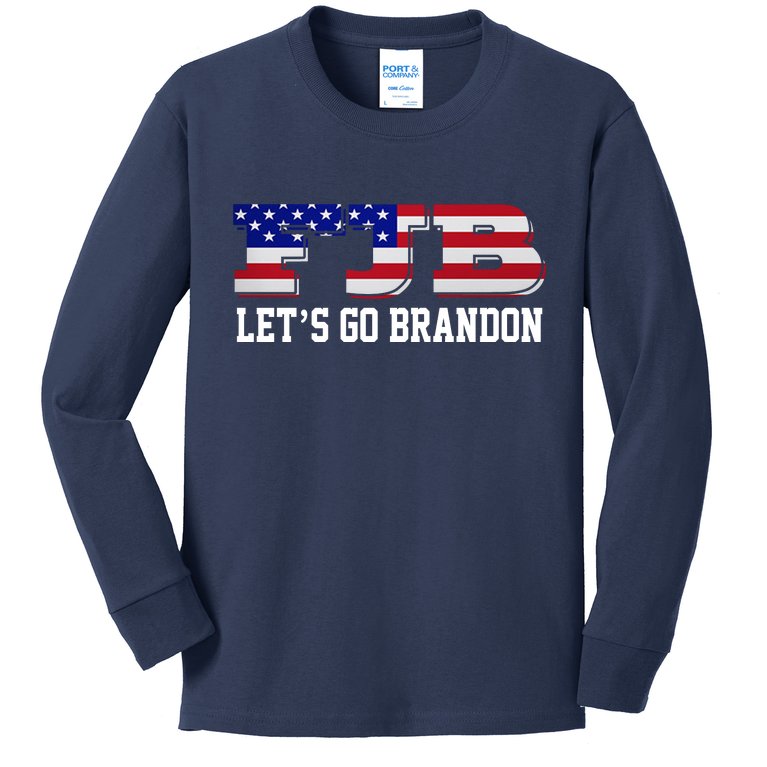 FJB Let's Go Brandon Kids Long Sleeve Shirt