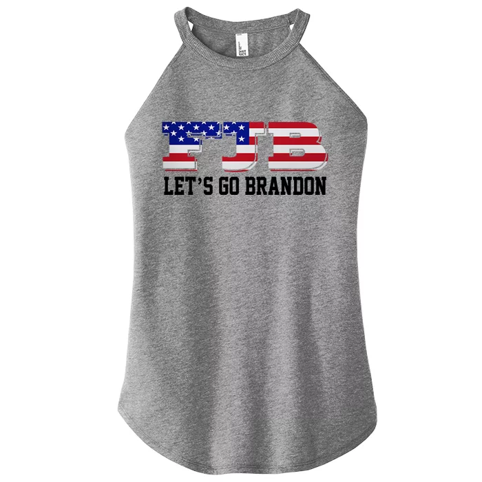 FJB Let's Go Brandon Women’s Perfect Tri Rocker Tank