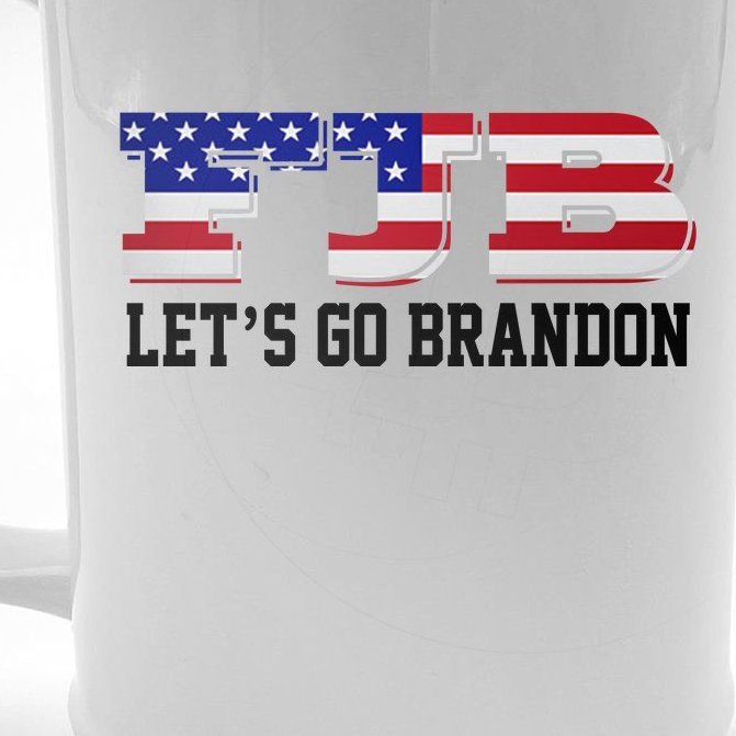 FJB Let's Go Brandon Beer Stein