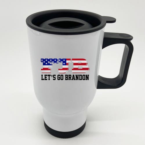 FJB Let's Go Brandon Stainless Steel Travel Mug