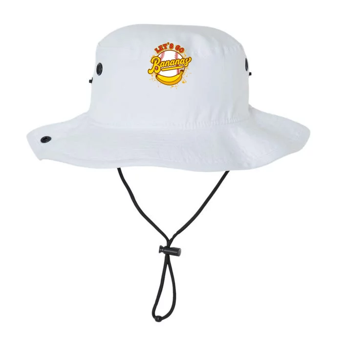 Funny Lets Go Bananas Baseball Logo Legacy Cool Fit Booney Bucket Hat