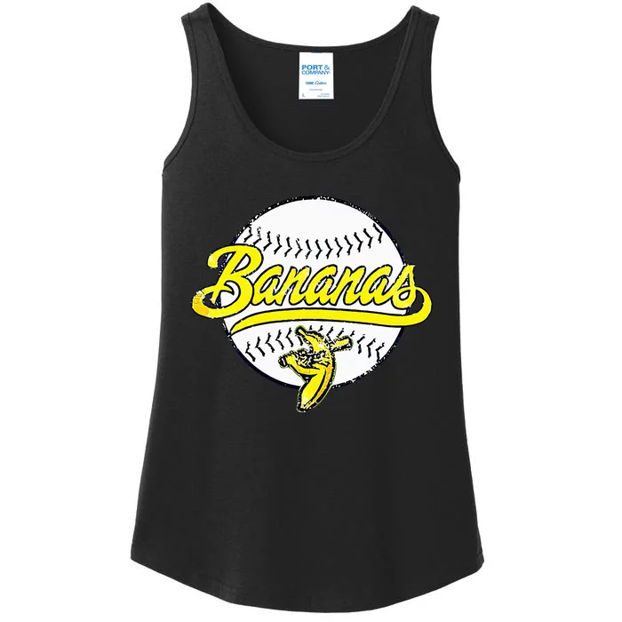 Funny LetS Go Bananas Ladies Essential Tank