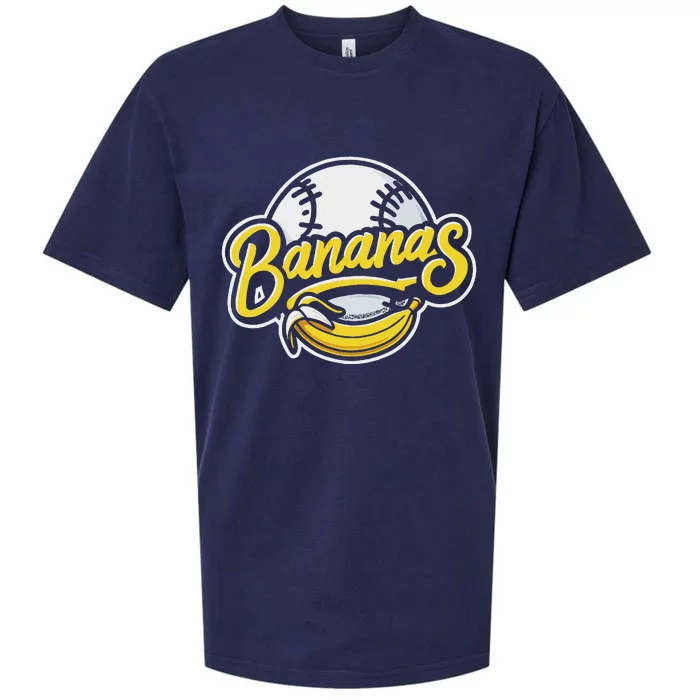 Funny LetS Go Bananas Design Sueded Cloud Jersey T-Shirt