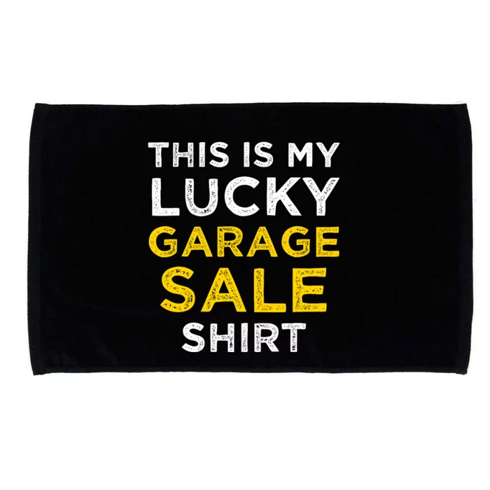 Funny Lucky Garage Sale Frugal Shopper Microfiber Hand Towel