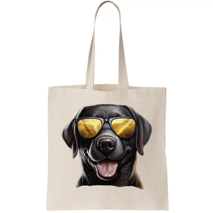 Funny Labrador Graffiti Dog Lover Tote Bag