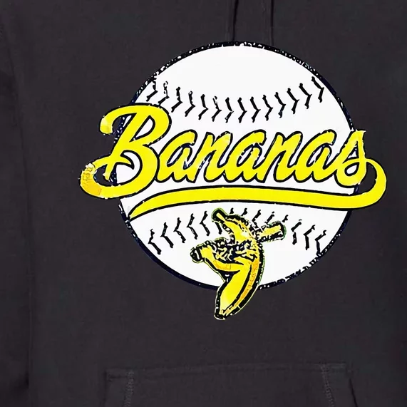 Funny LetS Go Bananas Premium Hoodie