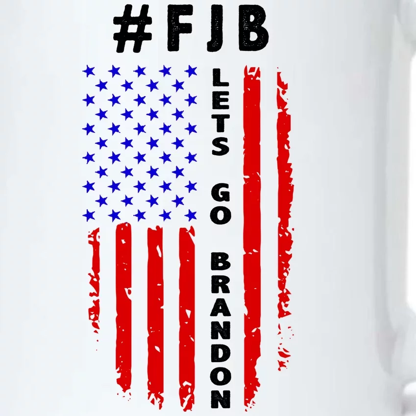 FJB Let's Go Brandon American Flag Black Color Changing Mug