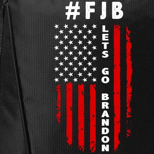 FJB Let's Go Brandon American Flag City Backpack