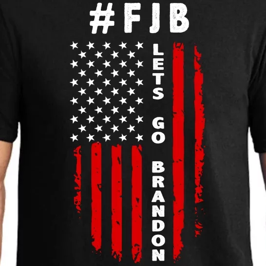 FJB Let's Go Brandon American Flag Pajama Set