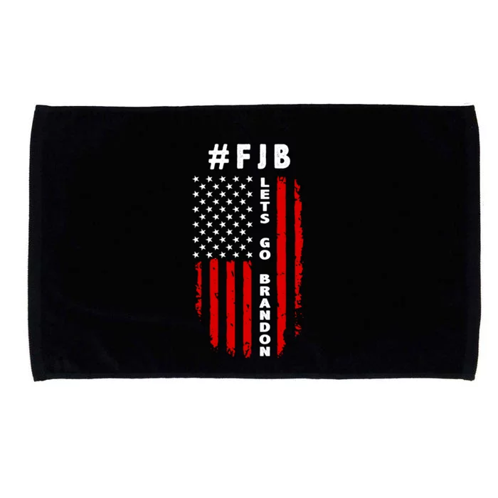 FJB Let's Go Brandon American Flag Microfiber Hand Towel