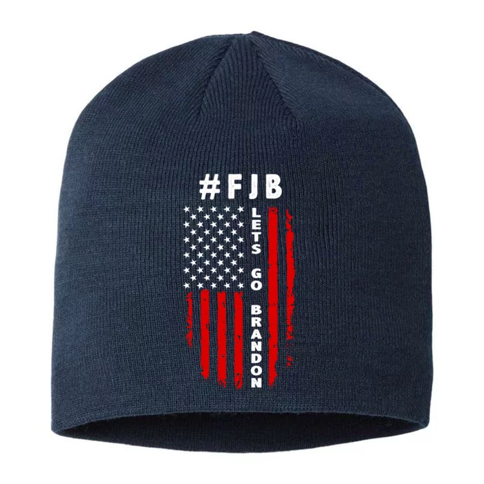 FJB Let's Go Brandon American Flag 8 1/2in Sustainable Knit Beanie