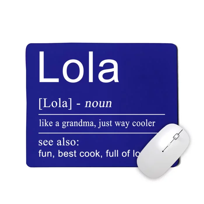 Filipino Lola Grandma Philippines Cool Gift Funny Gift Mousepad