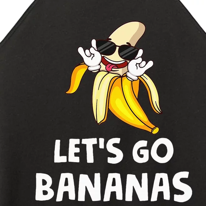 Fruit LetS Go Bananas Banana Women’s Perfect Tri Rocker Tank