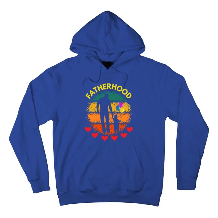 Fatherhood Love Gift Tall Hoodie