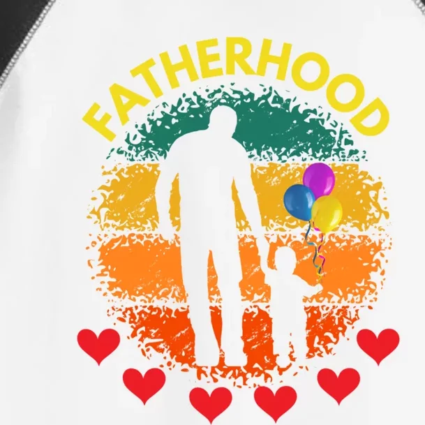 Fatherhood Love Gift Toddler Fine Jersey T-Shirt