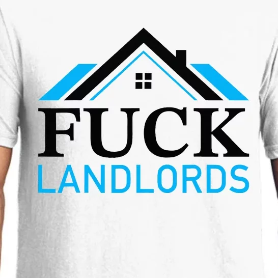 Fuck Landlords Housing Crisis Funny Social Justice Activism Pajama Set