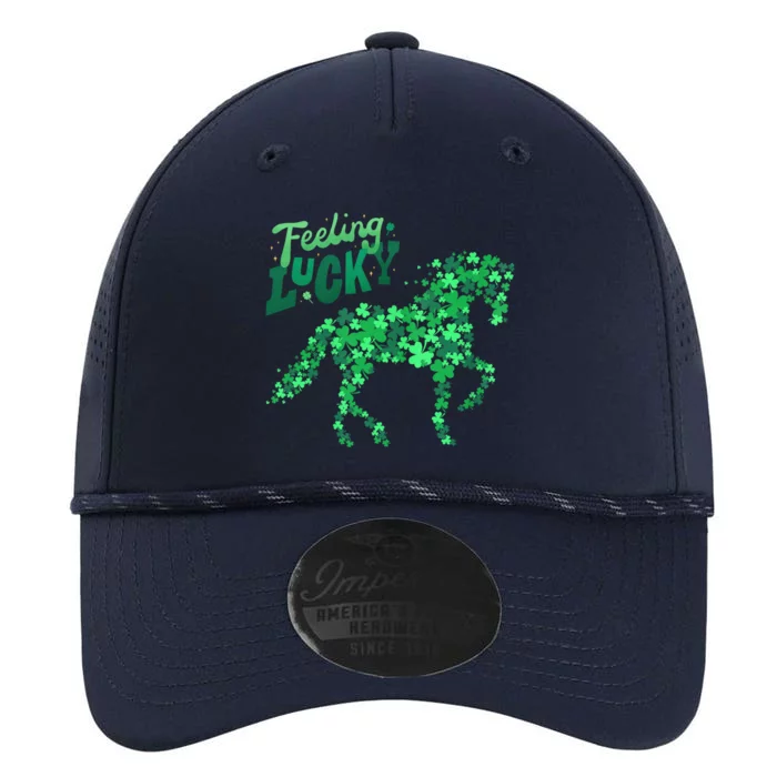 Feeling Lucky Horseback Riding Equestrian For St.PatrickS Day Performance The Dyno Cap