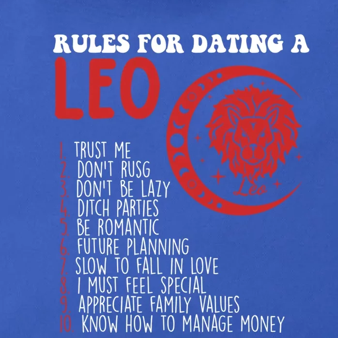 Funny Leo Horoscope Rules For Dating A Leo Zodiac Gift Zip Tote Bag