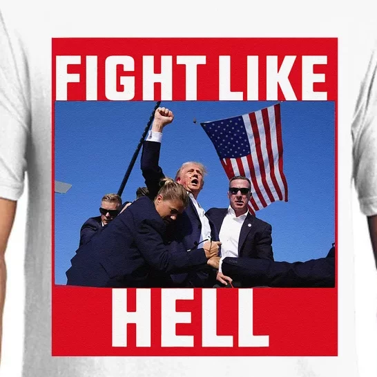 Fight Like Hell Trump 2024 Pajama Set