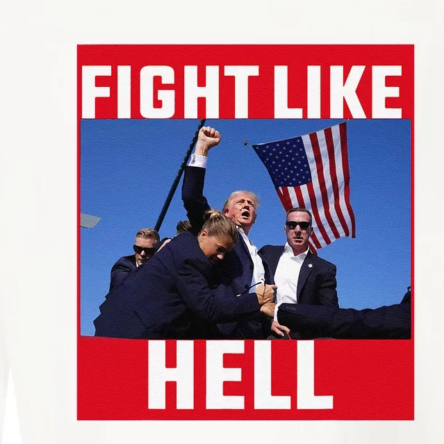 Fight Like Hell Trump 2024 Cropped Pullover Crew