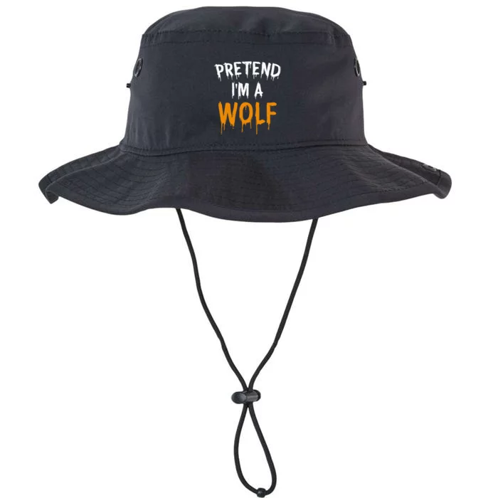 Funny Lazy Halloween Costume Gift Pretend I'm A Wolf Legacy Cool Fit Booney Bucket Hat