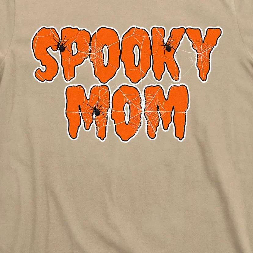 Funny Lazy Halloween SPOOKY MOM COSTUME Womens Spider Gift T-Shirt