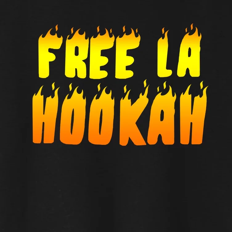 Free La Hookah Women's Crop Top Tee