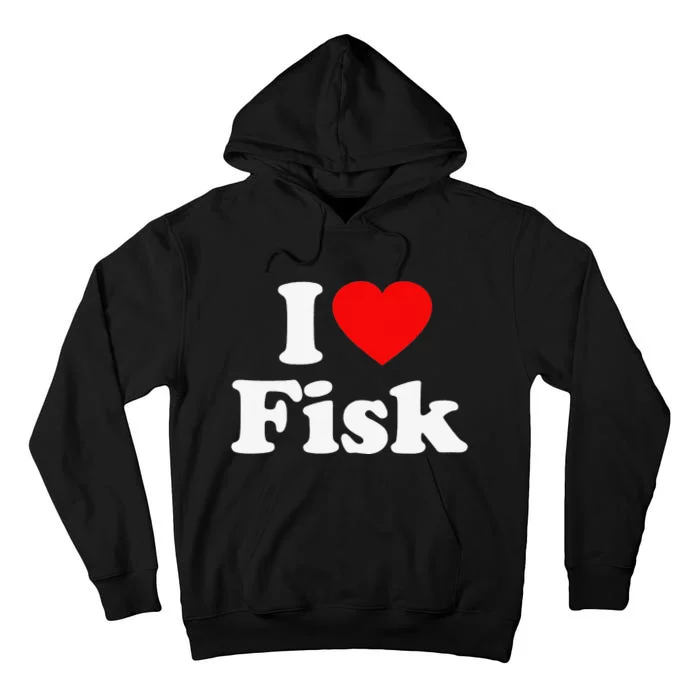 Fisk Love Heart College University @ Alumni Tall Hoodie